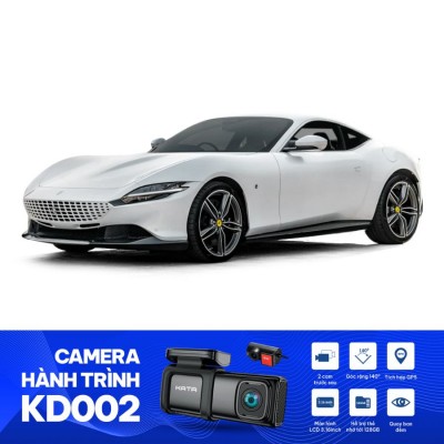 Lắp Camera Hành Trình Cho Ferrari Roma 2021 - KATA KD002 Với 2 Mắt Trước Sau